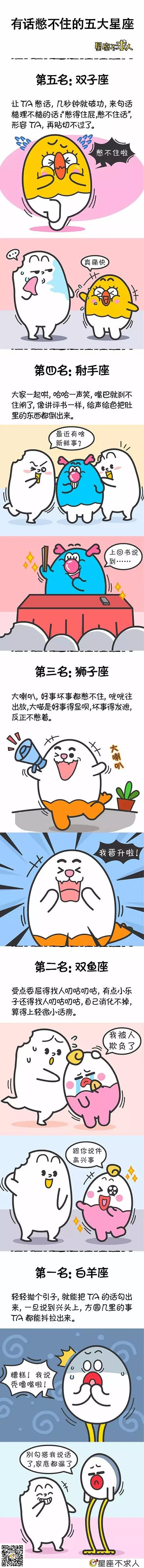 有话憋不住的五大星座！