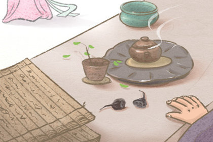 越窑青釉海棠式碗