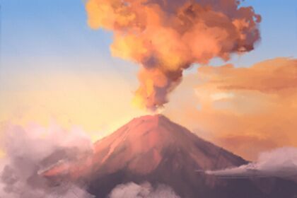 菲律宾火山喷发 发布4级预警