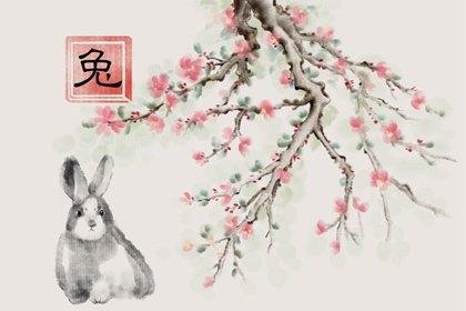 水墨國風(fēng) 生肖1.0 兔3（有字）