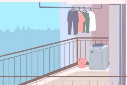 阳台可以放洗衣机吗
