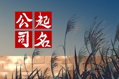 命中缺水起什么公司名 怎么给企业取名